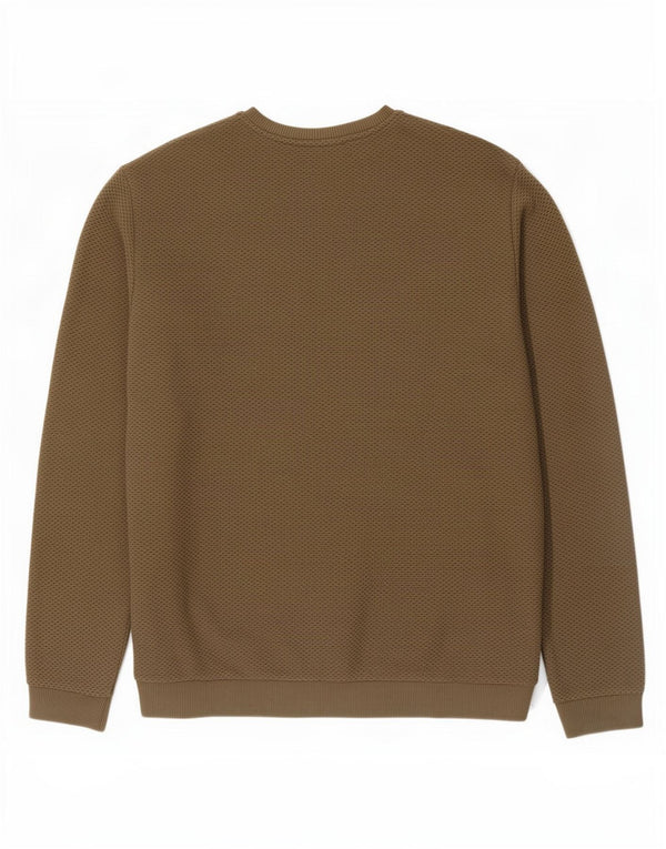 Sudadera Reiss Hombre Jumper XL Caqui Algodón