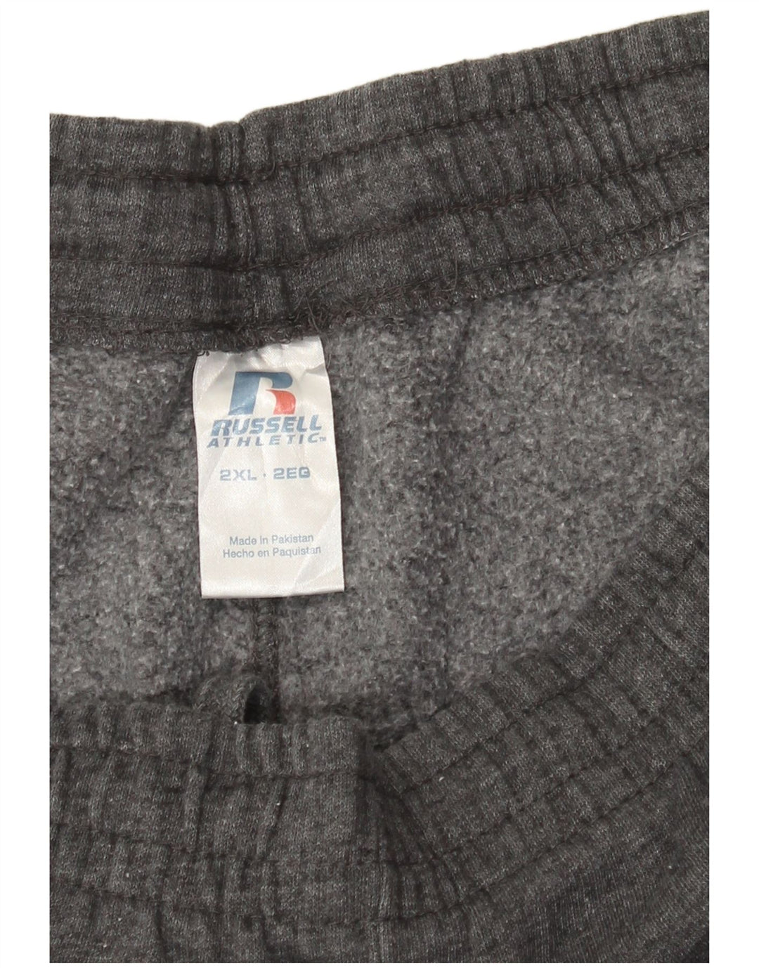 Russell Athletic - Pantalón de chándal para hombre, talla 2XL, algodón moteado gris