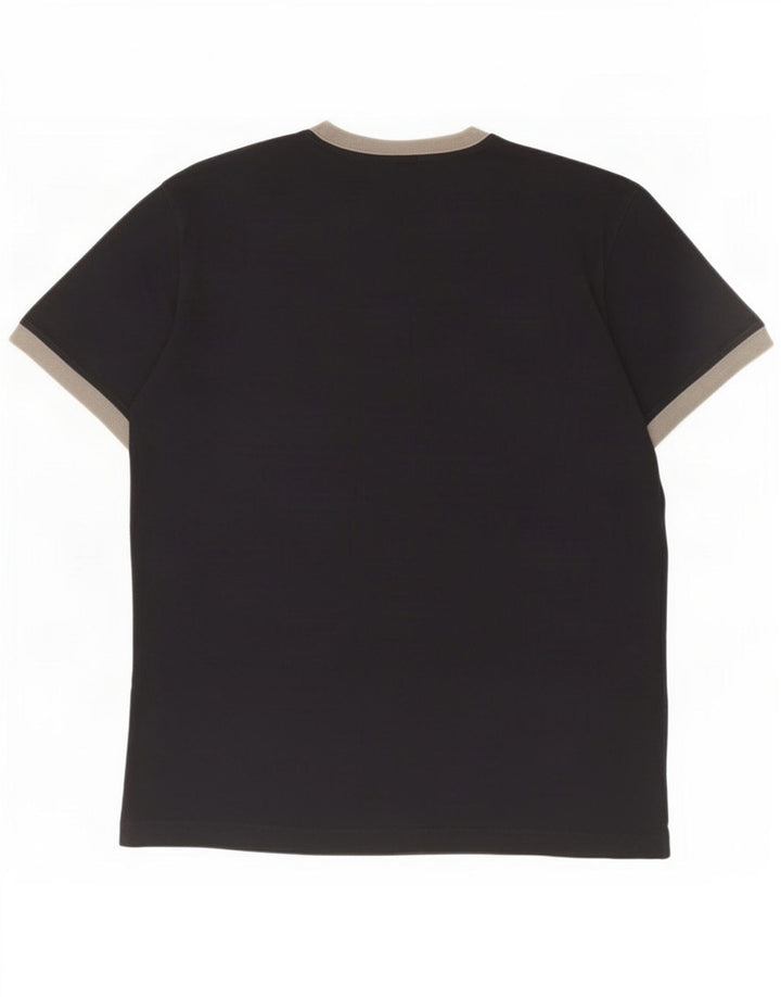 Lee - Camiseta para hombre, talla grande, algodón negro