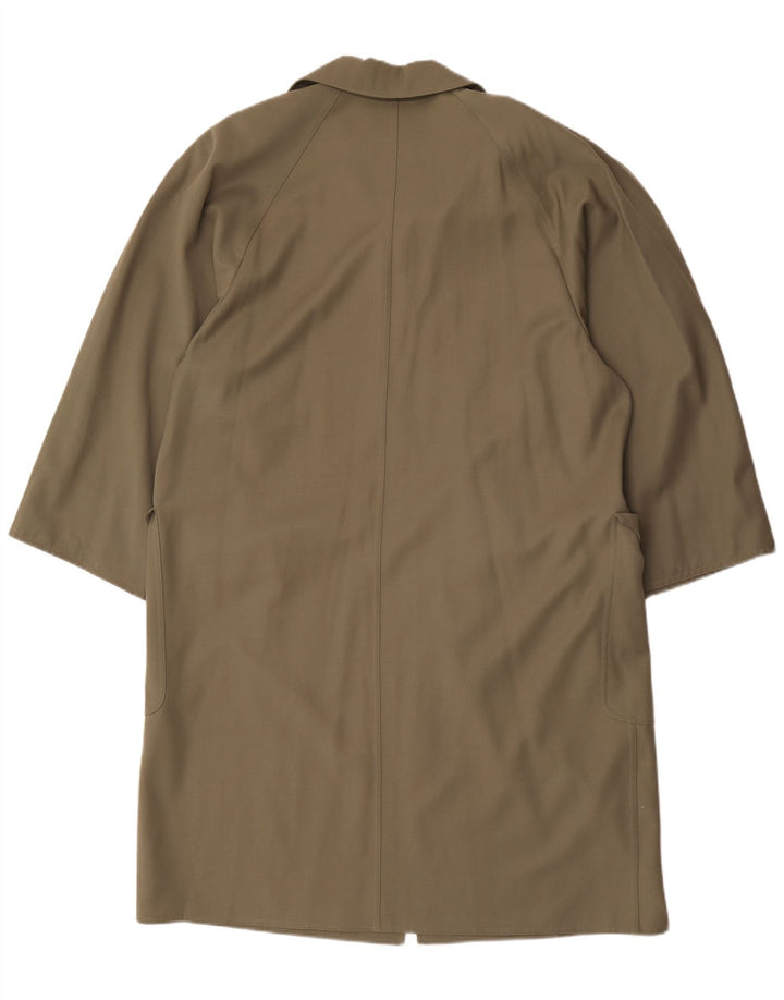 Max Mara Abrigo extragrande para mujer Reino Unido 14 Lana caqui grande