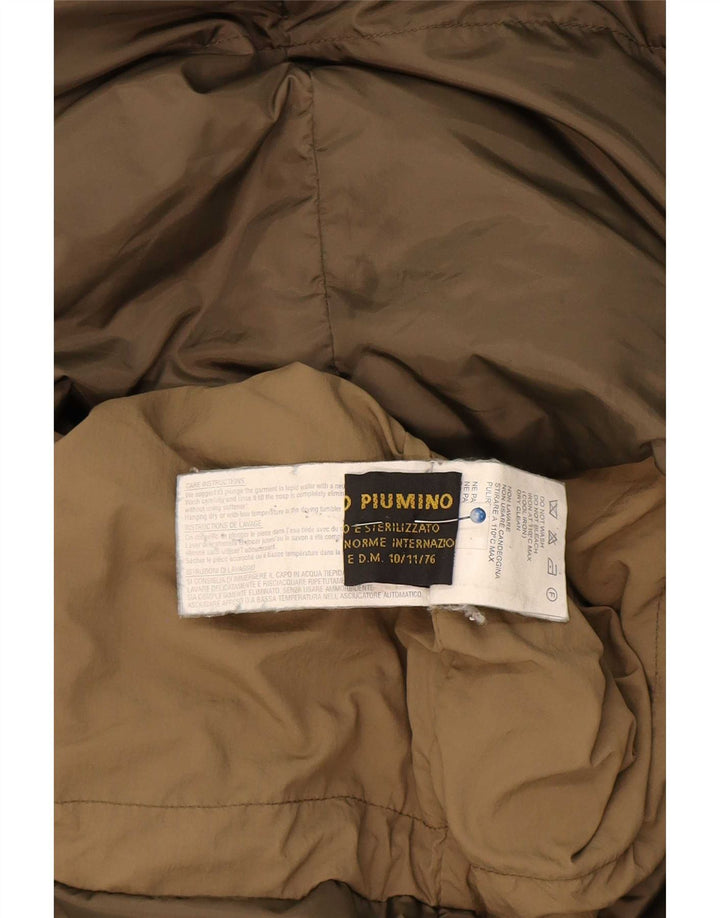 Belfe Chaqueta acolchada con capucha para hombre UK 44 2XL Poliamida caqui