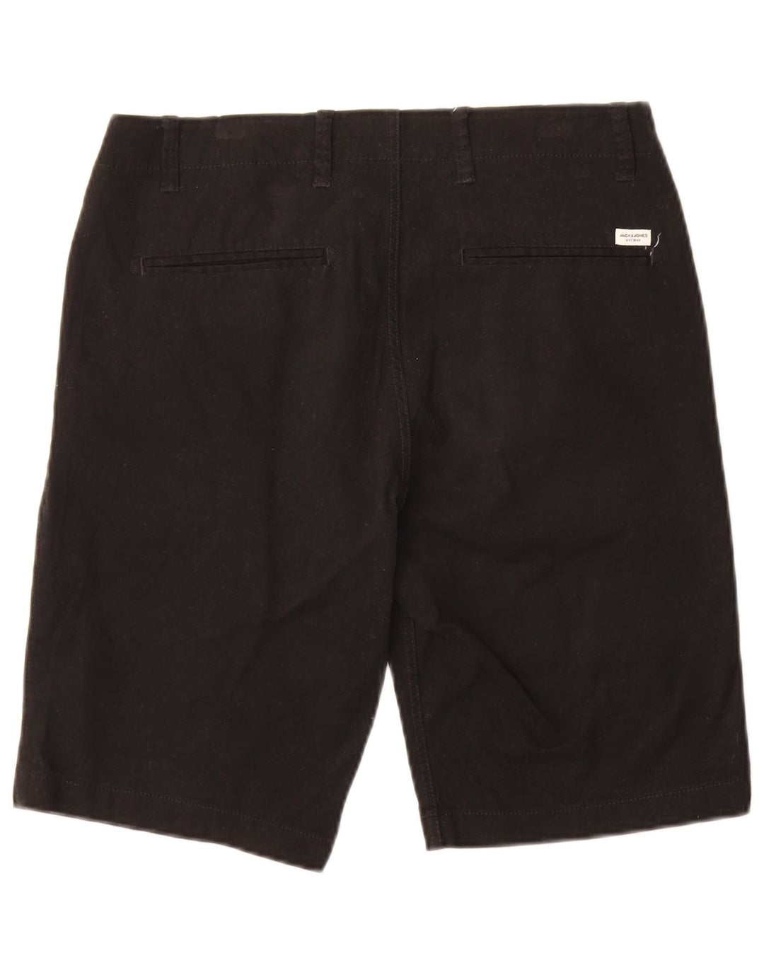 JACK & JONES Pantalones cortos chinos para hombre Medium W32 Black Cotton