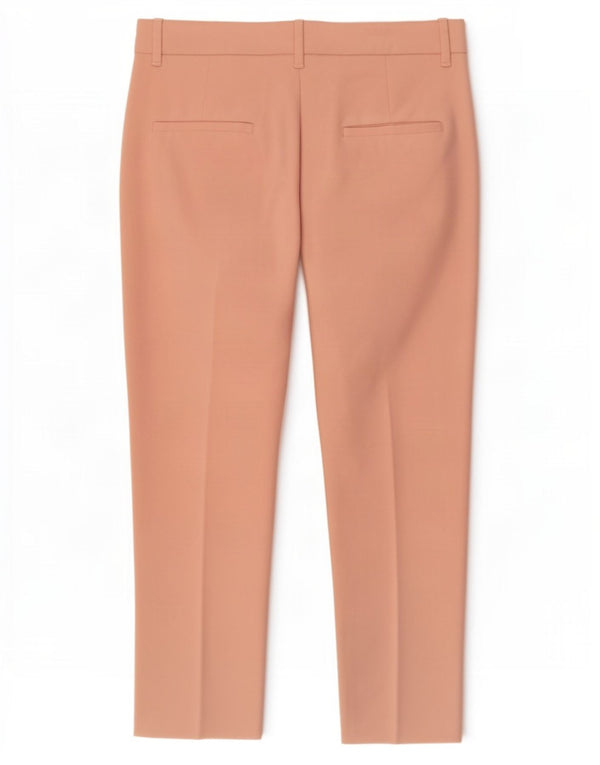 Zara Pantalón Chino Corto Mujer EU 36 XS W26 L25 Algodón Rosa