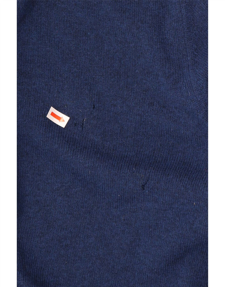 Barbour Suéter De Cuello Redondo Para Hombre Pequeño De Lana De Cordero Azul Marino