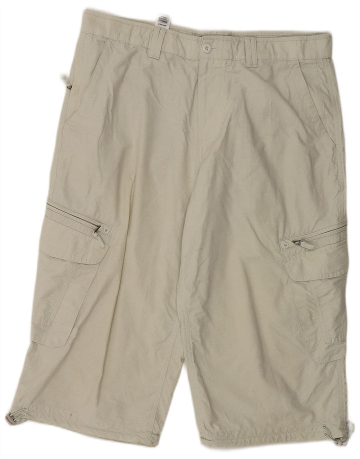 Marks & Spencer Bermudas tipo cargo para hombre W36 Algodón beige grande