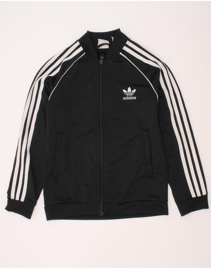 Adidas Chaqueta de Chándal para Niños 9-10 Años Negro Poliéster