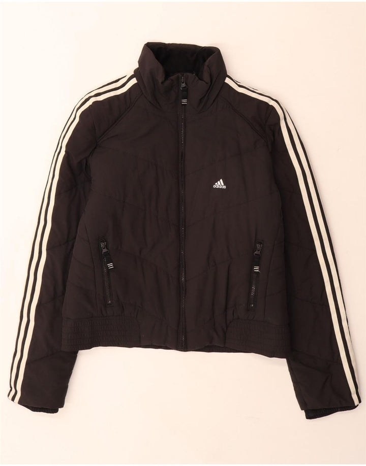 Adidas Mujer Clima 365 Chaqueta Acolchada UK 46 Grande Poliéster Negro