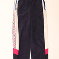 Asics Hombre Pantalones De Chándal Gráfico Medium Azul Marino Colorblock