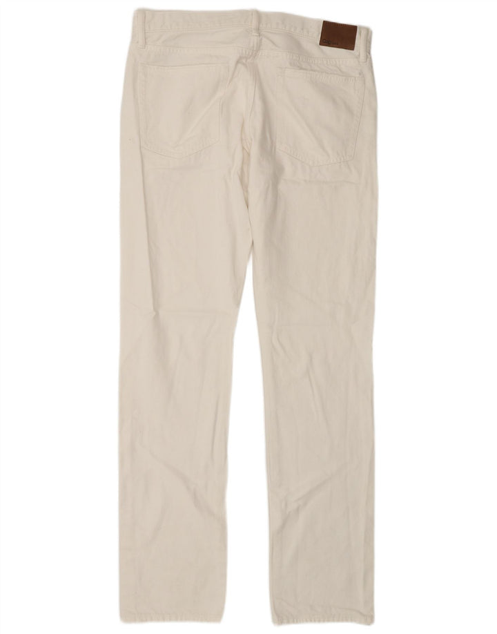 Vaqueros ajustados para hombre Gap W32 L34 Algodón blanco
