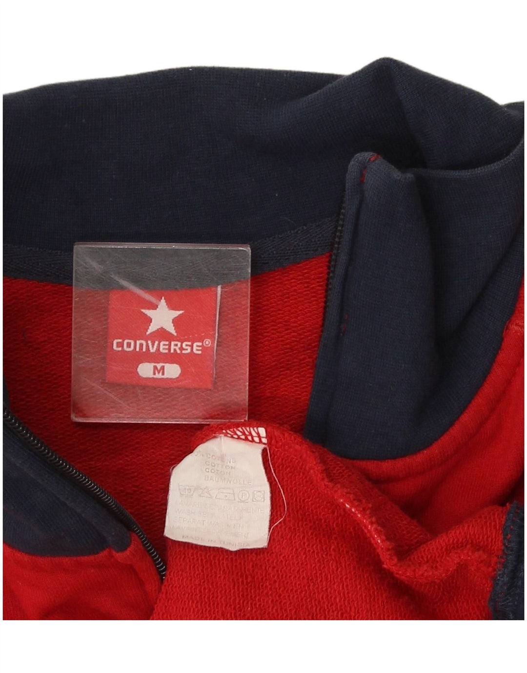 Converse All Star Graphic - Chaqueta de chándal para hombre, color rojo medio