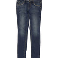 MOSSIMO Womens Skinny Jeans US 8 Medium W34 L33 Navy Blue Cotton Vintage Mossimo and Second-Hand Mossimo from Messina Hembry 