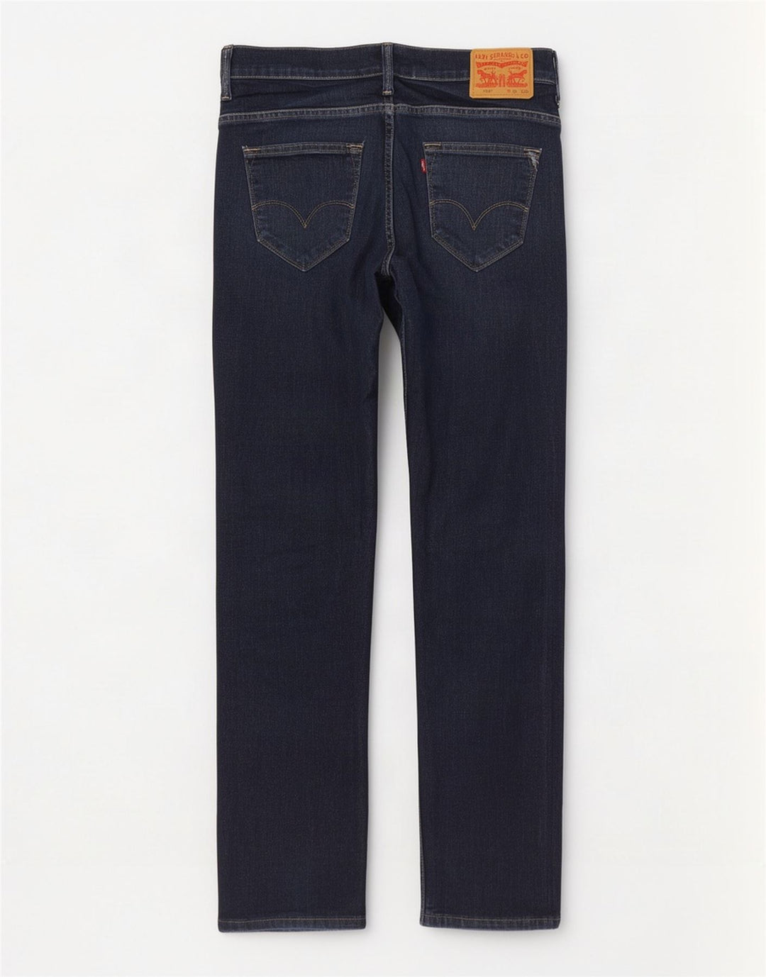 Vaqueros Levi's Mujer 504 Rectos W30 L32 Azul Marino Algodón