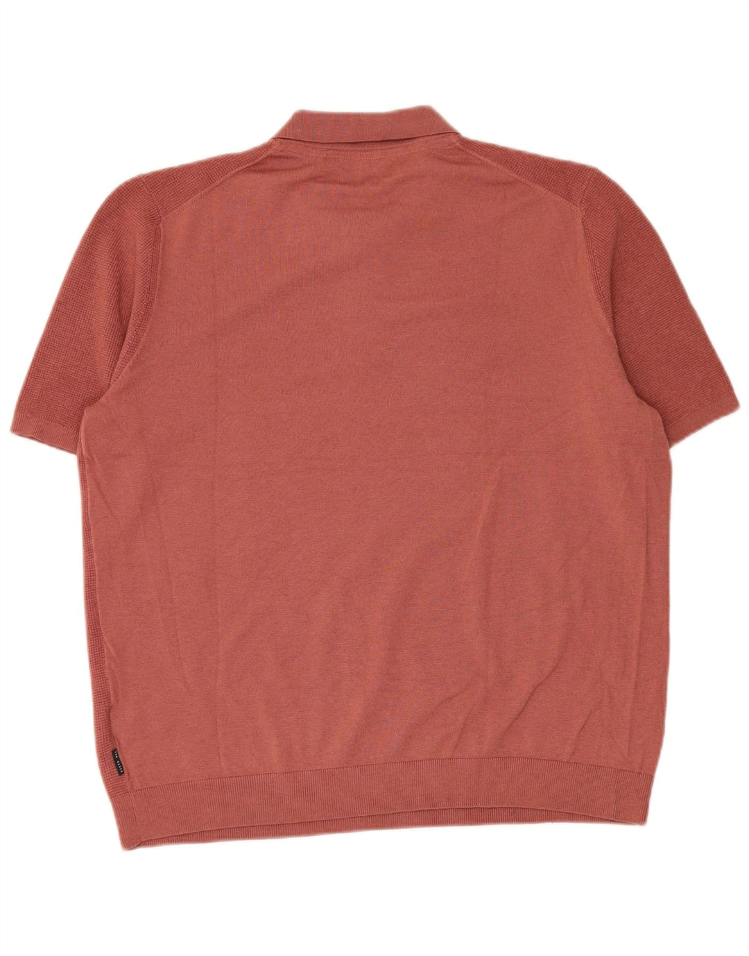 Polo Ted Baker para hombre talla 6 2XL poliéster rojo