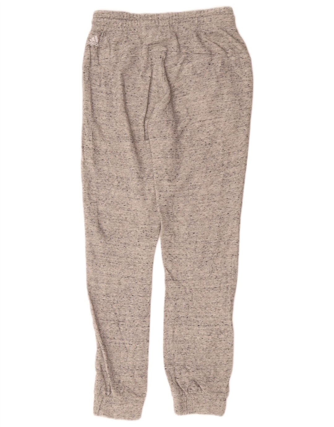 ADIDAS Pantalones de chándal para mujer Joggers UK 8/10 Pequeño gris moteado