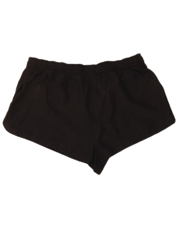 Nike - Pantalones cortos deportivos Dri Fit para mujer, talla 40, talla grande, poliéster negro