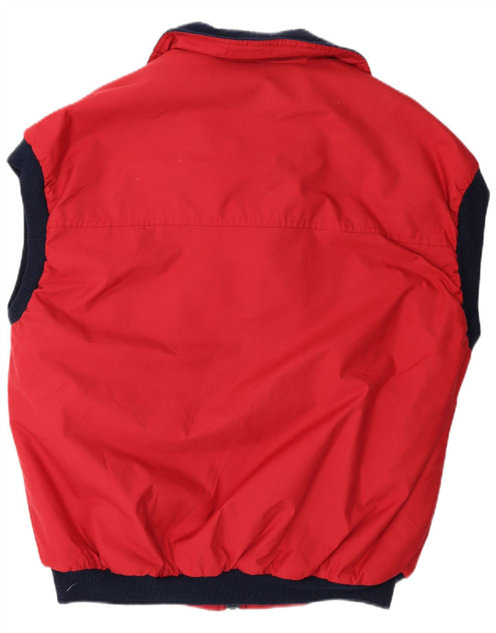 Bronte Chaleco para hombre UK 40 Grande Poliéster rojo