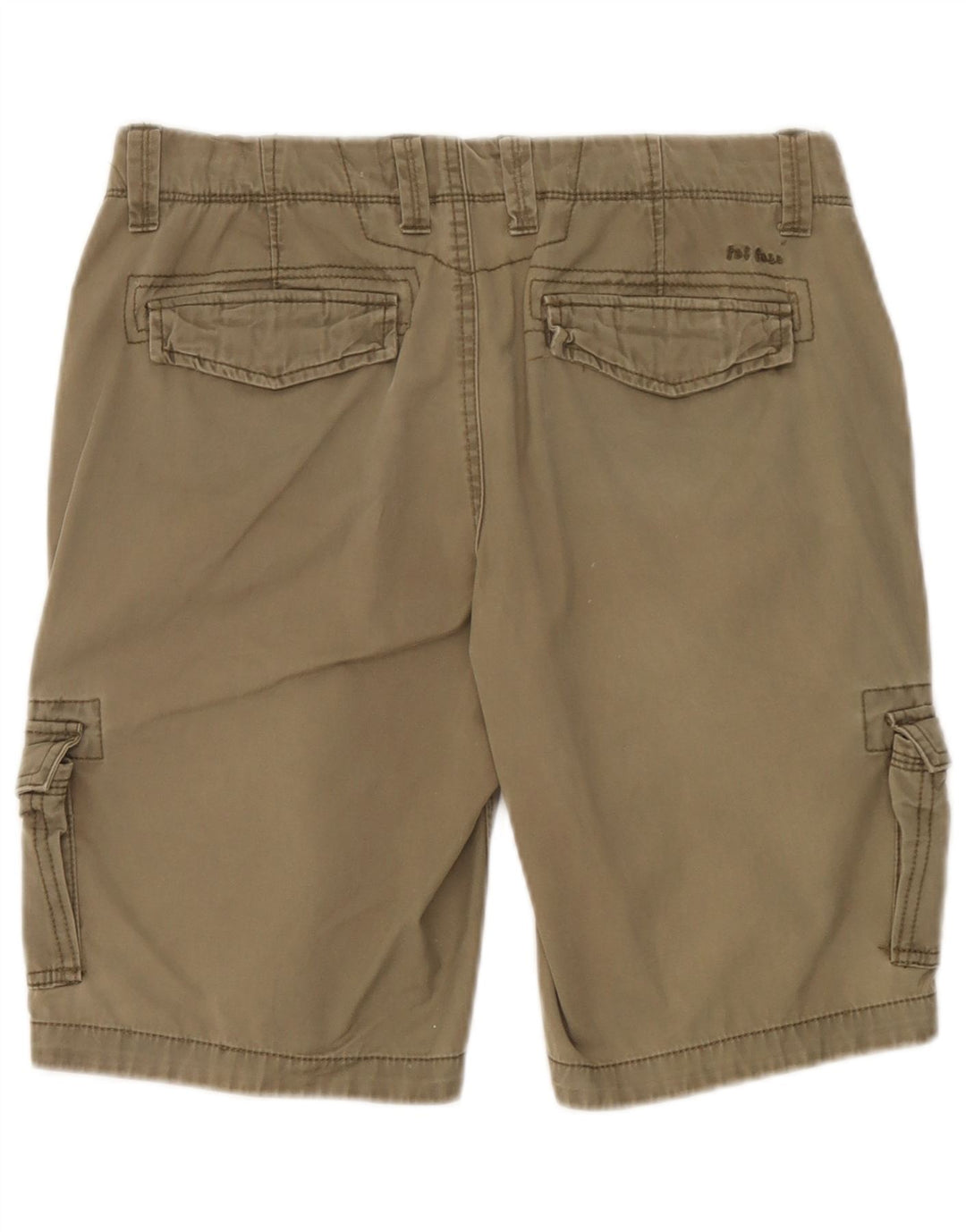 Pantalones cortos cargo para mujer Fat Face UK 12 Medium W32 Caqui Algodón