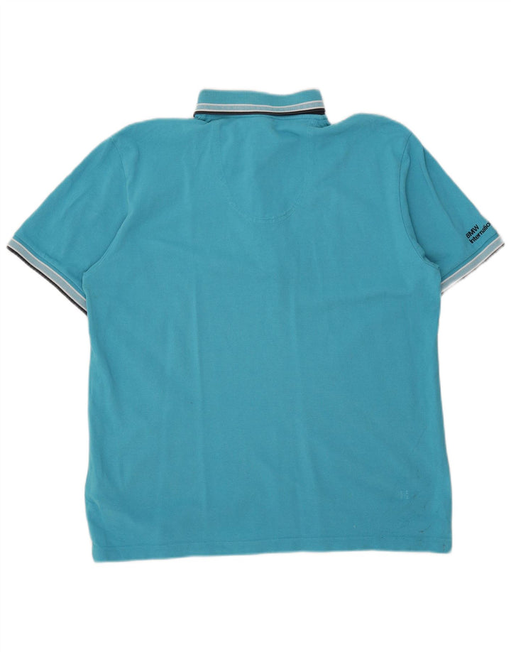 Polo Hugo Boss Hombre Algodón Azul Grande