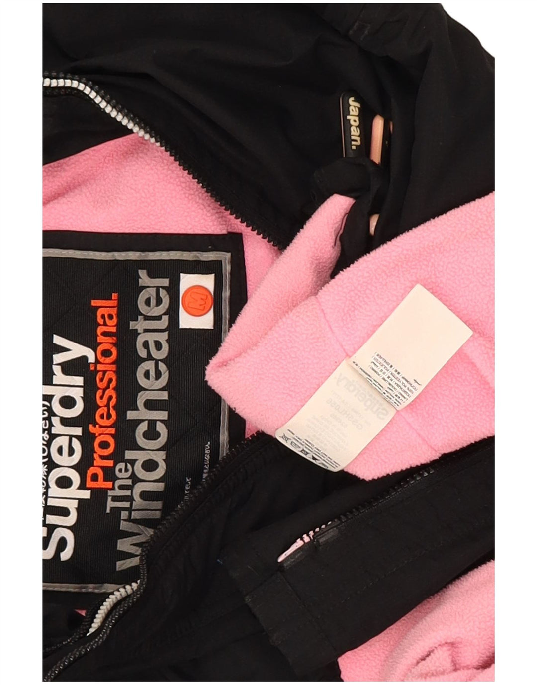 Superdry Chaqueta cortavientos The Windcheater para mujer, talla 40, talla M, color negro