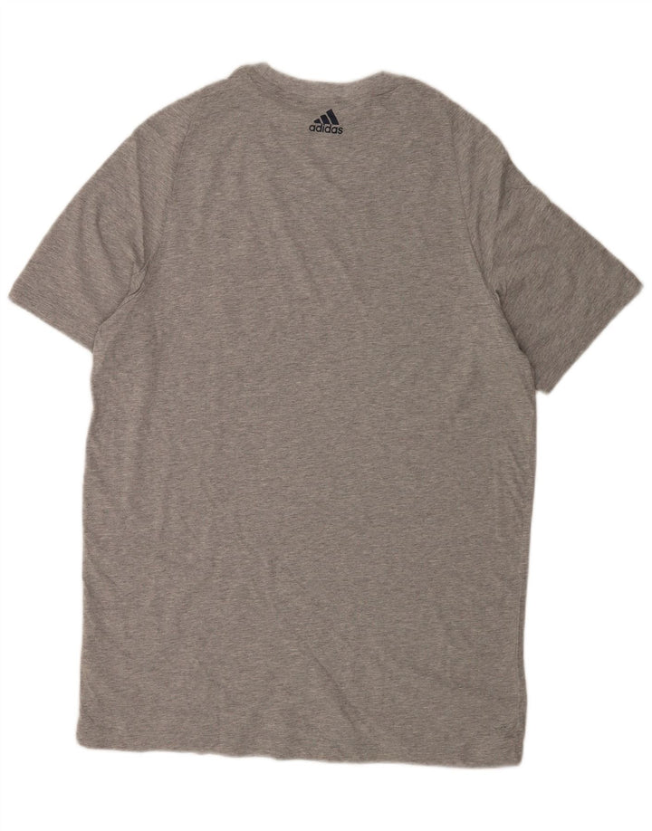 Adidas Camiseta Hombre Top XL Algodón Moteado Gris