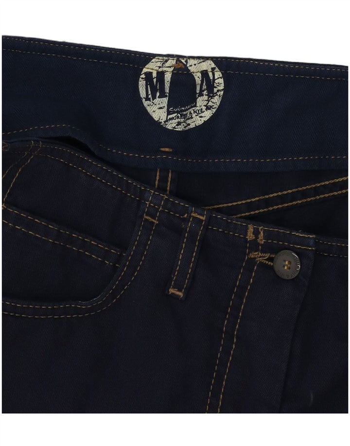 Murphy & Nye Minifalda vaquera para mujer W30 Algodón azul marino mediano