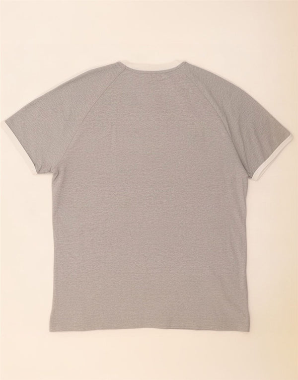 Adidas Camiseta Hombre Top XL Gris Algodón