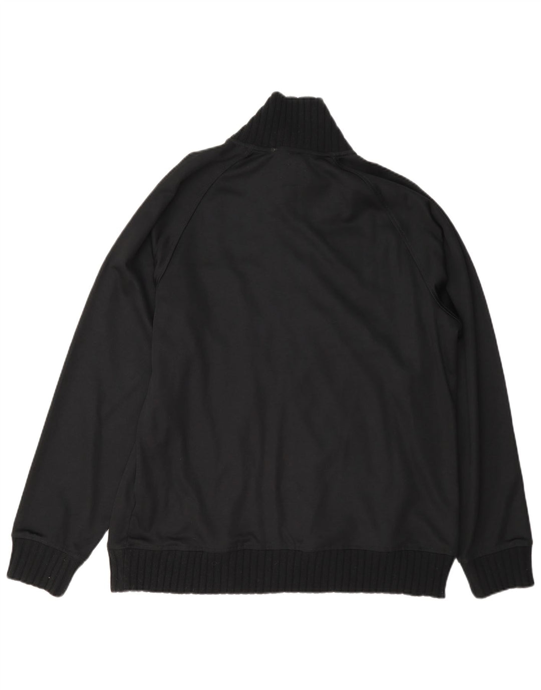 Pretty Green - Chaqueta superior de chándal para hombre, poliéster negro grande