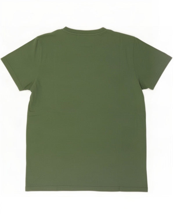 Champion Camiseta Gráfica Para Hombre Top Algodón Verde Medio