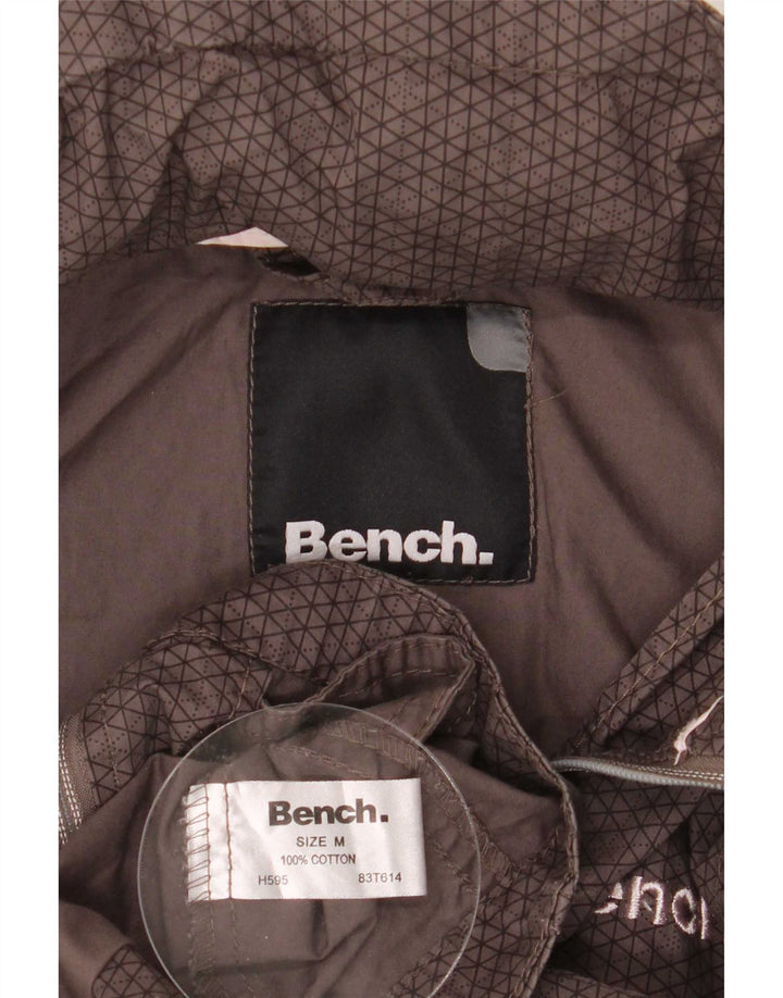 Chaqueta bomber con capucha y gráfico para mujer Bench UK 44 Algodón marrón medio