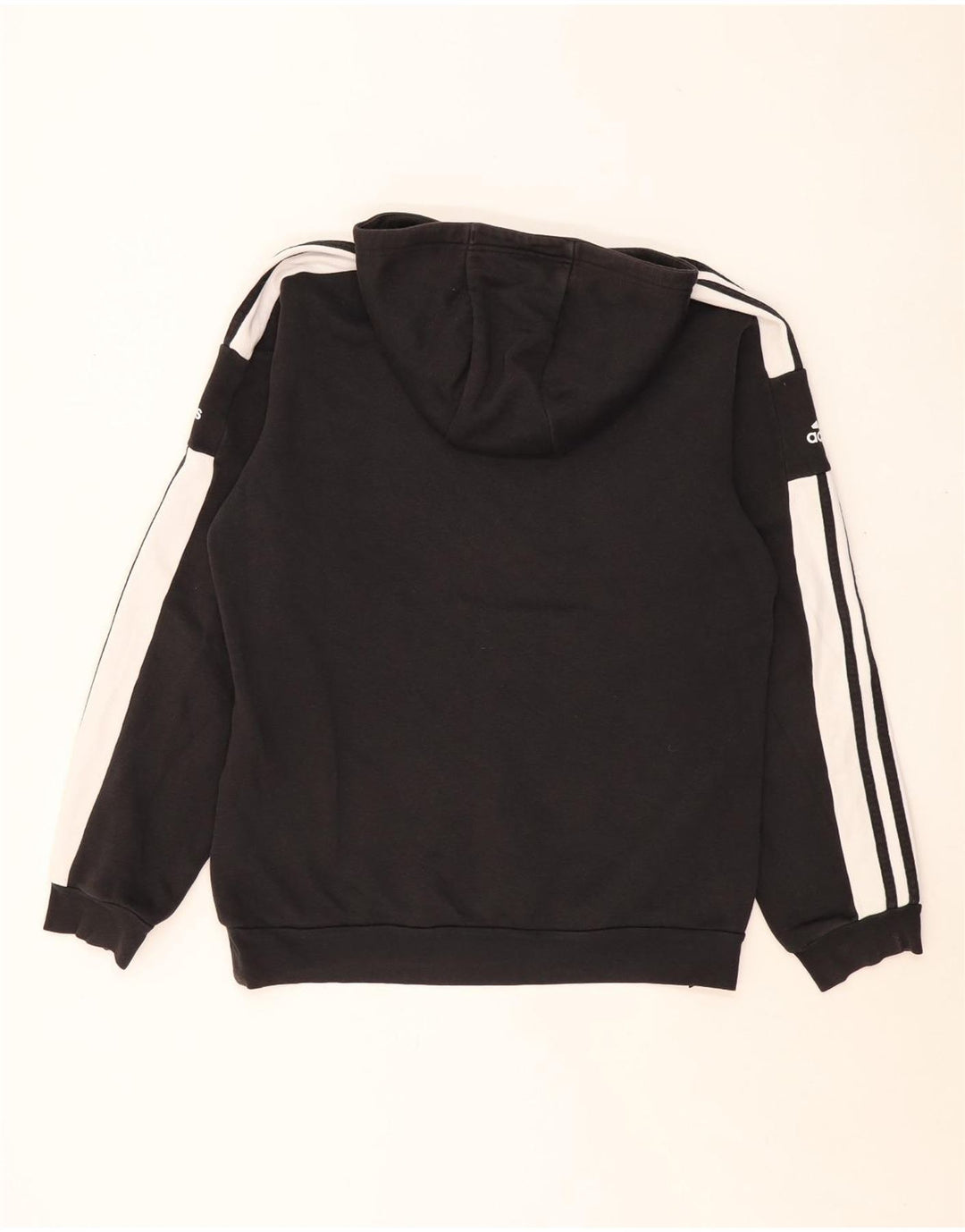 ADIDAS Hombre Graphic Sudadera con capucha Jumper Medium Negro Colorblock Algodón