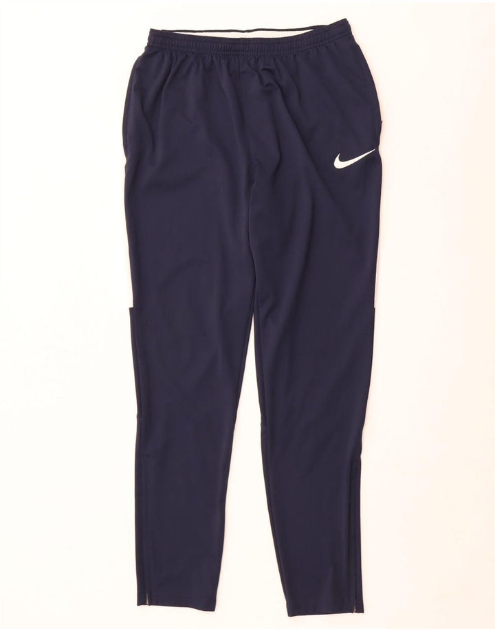 Pantalones De Chándal Nike Dri Fit Para Hombre Poliéster Color Block Azul Marino Medio