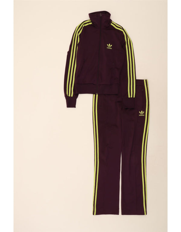 Adidas Chándal completo gráfico para mujer EU 34 XS Púrpura Poliéster