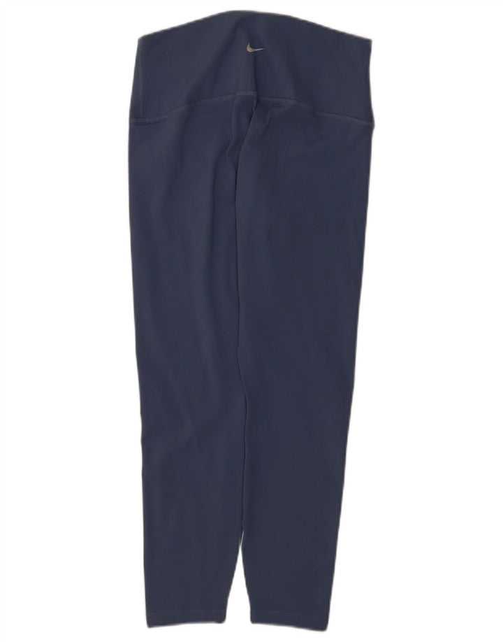 Nike Leggings Dri Fit para mujer UK 44 Grande Poliéster azul marino