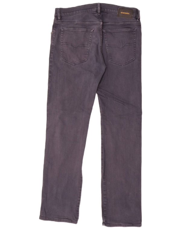 Diesel Hombre D-Mihtry Vaqueros Rectos W32 L32 Algodón Gris