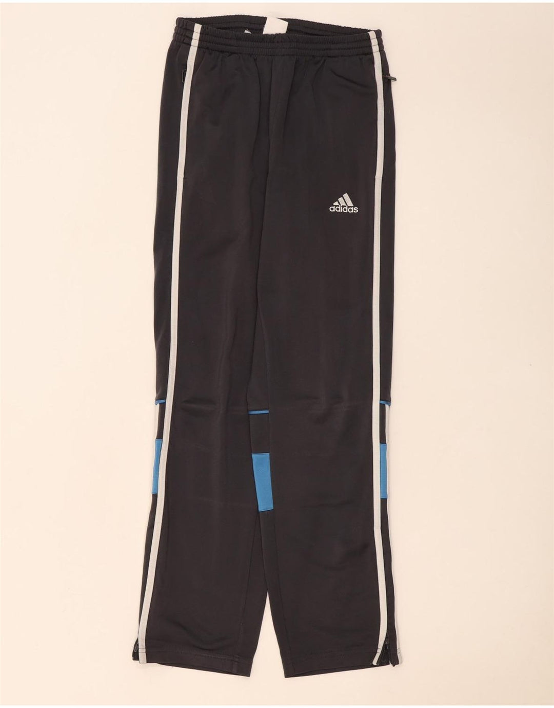 Adidas Pantalones de chándal para niño 11-12 años Gris Colorblock Poliéster