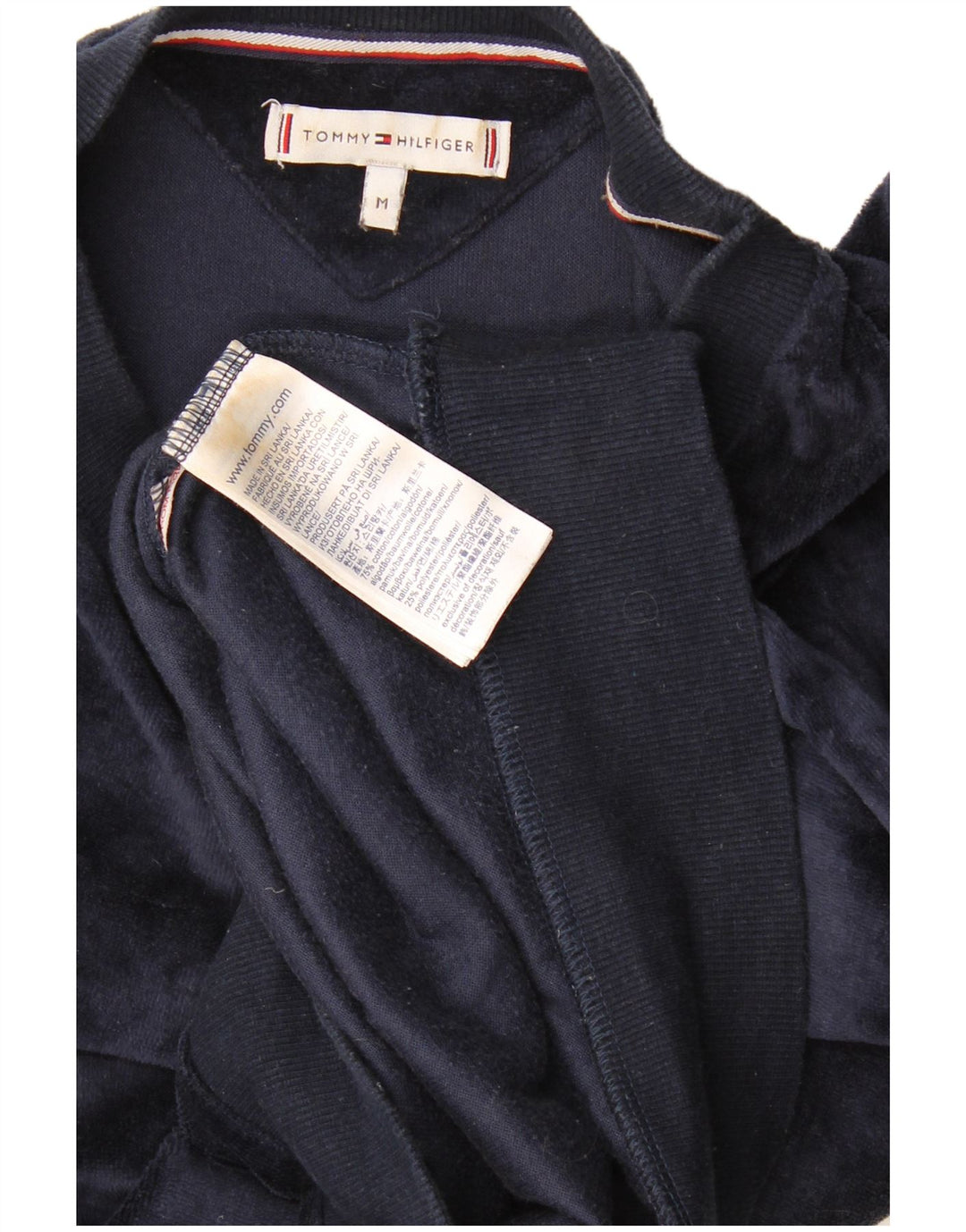 Tommy Hilfiger Hombre Sudadera Gráfica Jumper Medium Azul Marino Colorblock