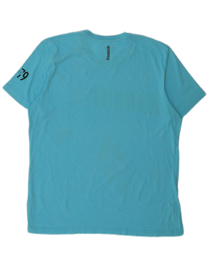 REEBOK Camiseta gráfica para hombre Top XL Azul
