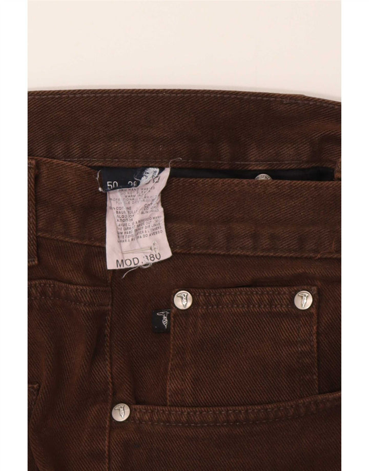 Vaqueros Trussardi Hombre Rectos W34 L30 Marrón Algodón