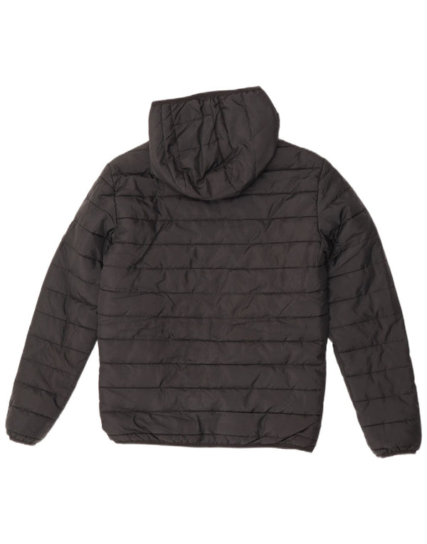 Jack & Jones Chaqueta acolchada con capucha para hombre UK 34 XS Poliéster negro