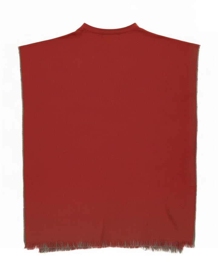 Roccobarocco Abrigo Poncho Para Mujer Talla Única Acrílico Burdeos