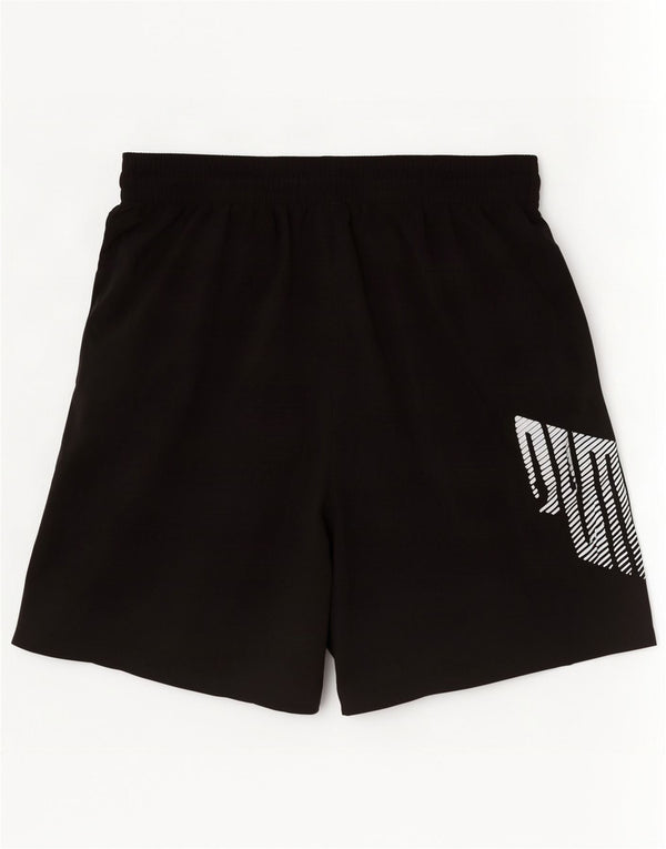 Puma Pantalones cortos deportivos gráficos para hombre 2XL Poliéster negro