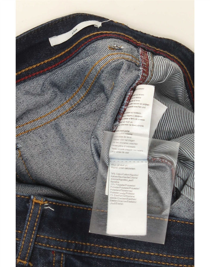 Vaqueros ajustados para hombre Jules W38 L34 Algodón azul marino