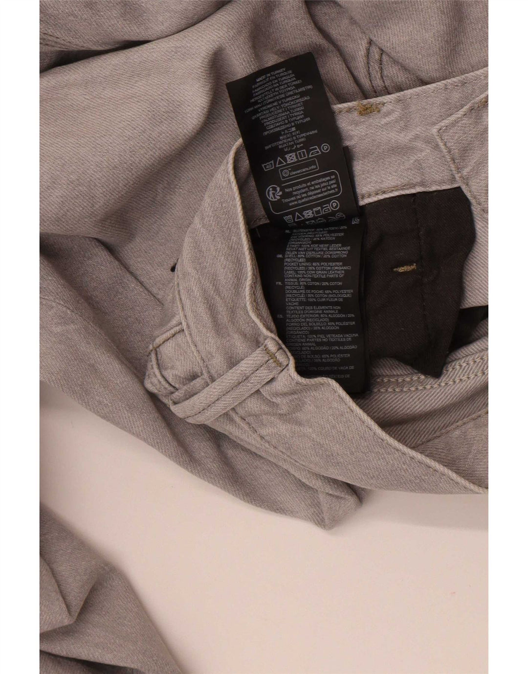 Jeans Sueltos G-Star Mujer W27 L26 Algodón Gris
