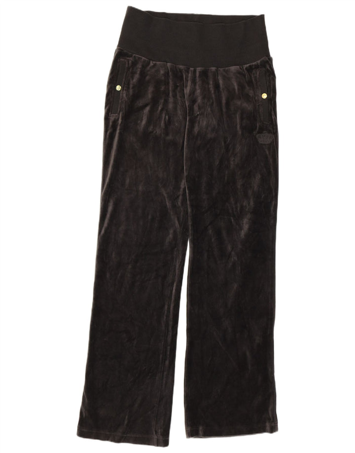 Adidas - Pantalones de chándal de terciopelo para mujer, talla 40, algodón gris grande