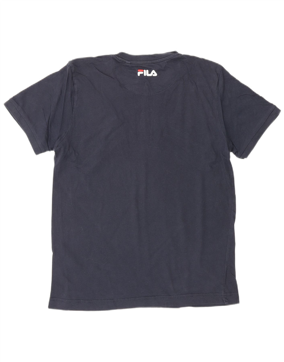 FILA - Camiseta gráfica para hombre, talla pequeña, azul marino