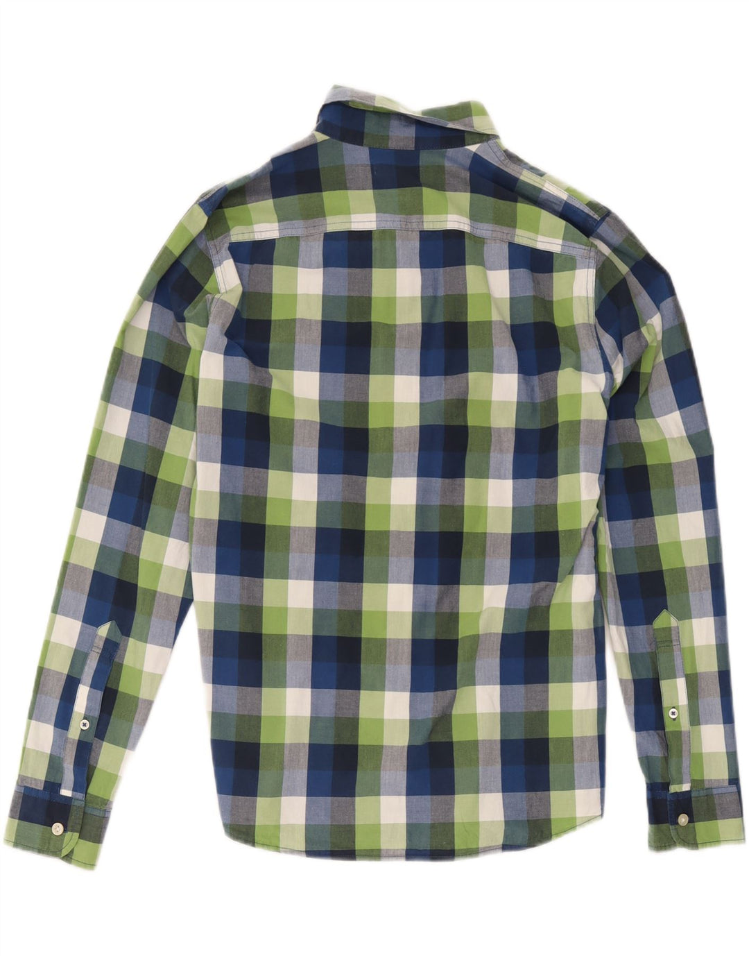 Camisa Hollister Hombre Grande Algodón Vichy Multicolor