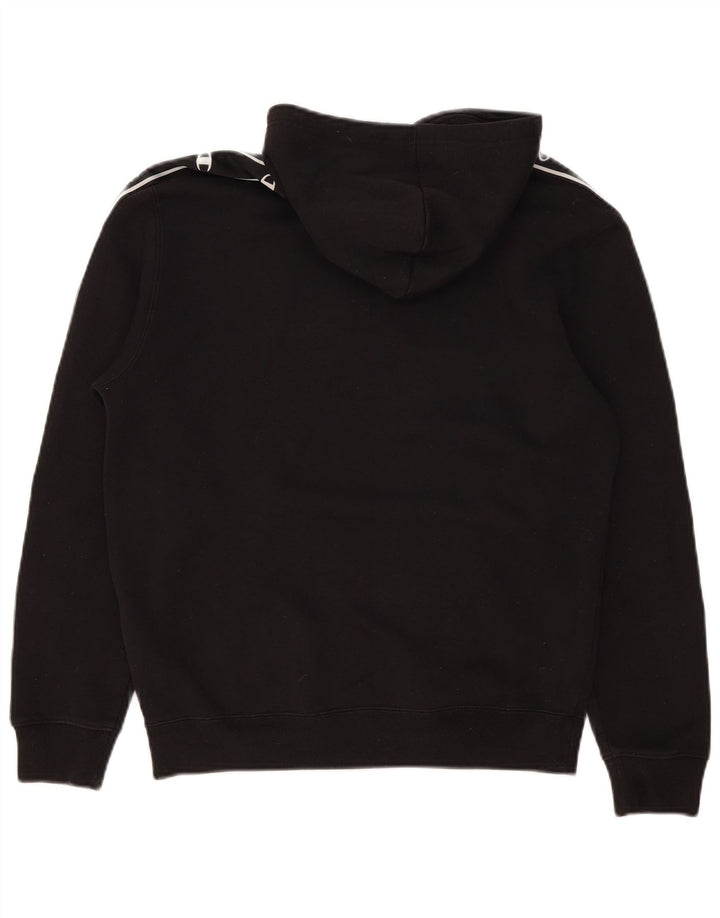 Champion Sudadera Con Capucha Gráfica Para Hombre Jersey De Algodón Negro Mediano