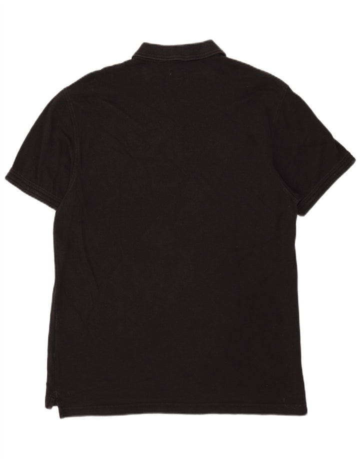 Levi's Polo para hombre de algodón negro grande