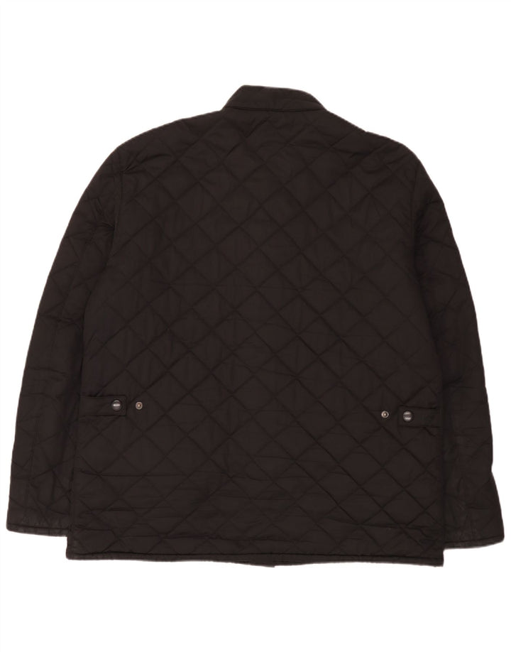 Barbour Chaqueta acolchada para hombre UK 42 XL Poliéster negro