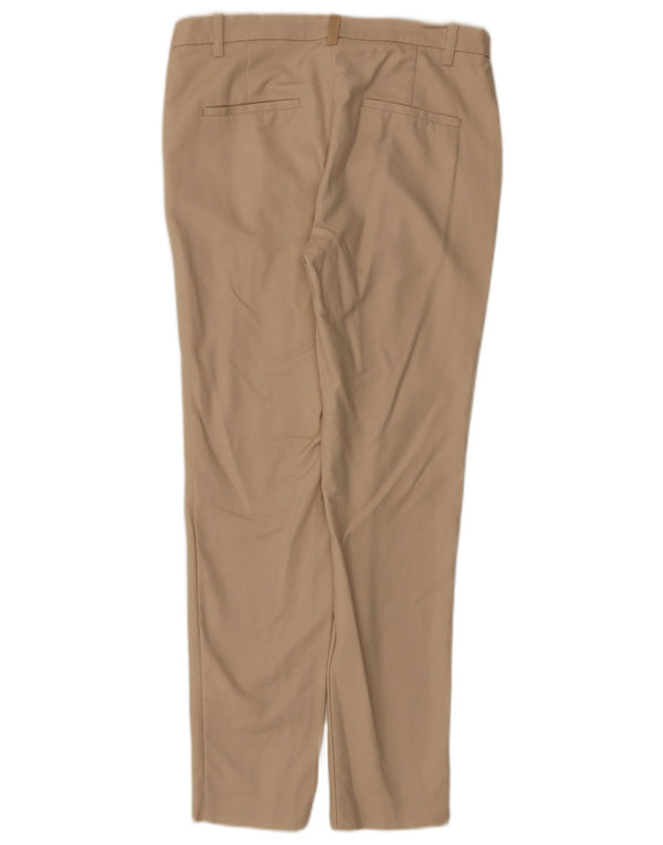 Zara Mujer Pantalón Chino Slim EU 36 XS W26 L28 Algodón Beige